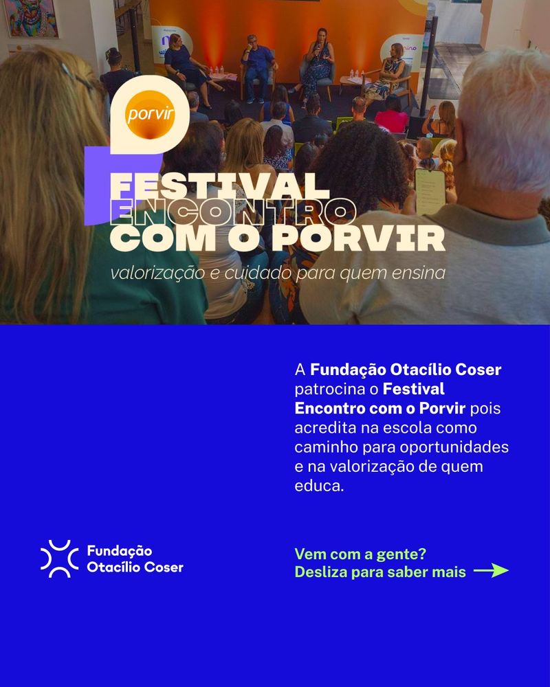 Peça do Festival Encontro com o Porvir, do Programa Escolaí